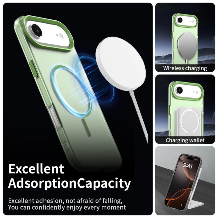 For iPhone Air Candy Fine Circle Magsafe PC Hybrid TPU Phone Case