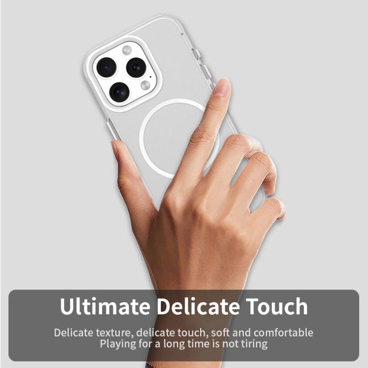 For iPhone 16 Pro Max Candy Fine Circle Magsafe PC Hybrid TPU Phone Case