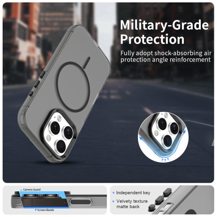 For iPhone 16 Pro Max Candy Fine Circle Magsafe PC Hybrid TPU Phone Case