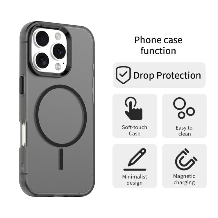 For iPhone 16 Pro Max Candy Fine Circle Magsafe PC Hybrid TPU Phone Case