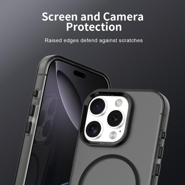 For iPhone 16 Pro Max Candy Fine Circle Magsafe PC Hybrid TPU Phone Case