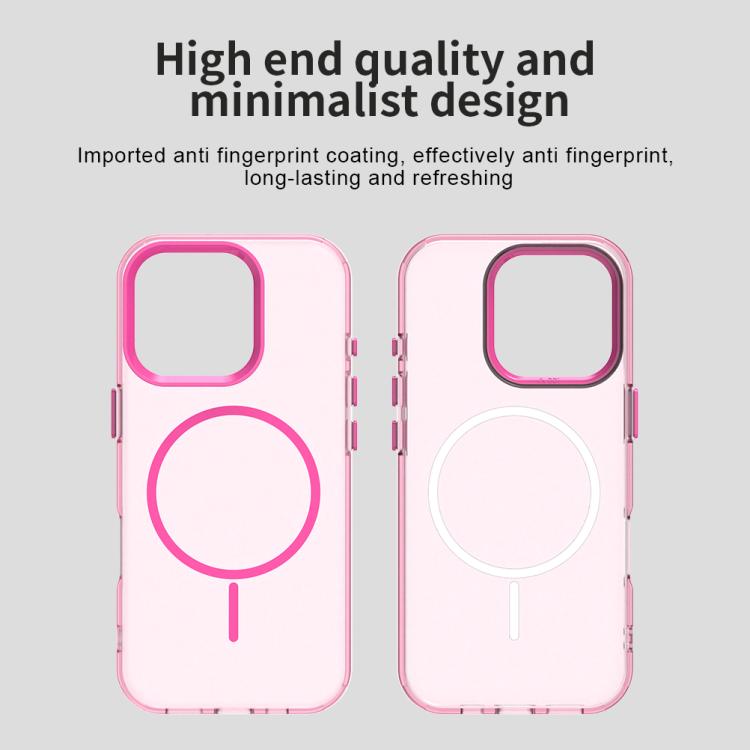 For iPhone 16 Pro Max Candy Fine Circle Magsafe PC Hybrid TPU Phone Case