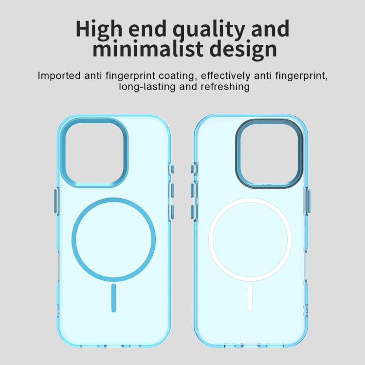 For iPhone 16 Pro Max Candy Fine Circle Magsafe PC Hybrid TPU Phone Case