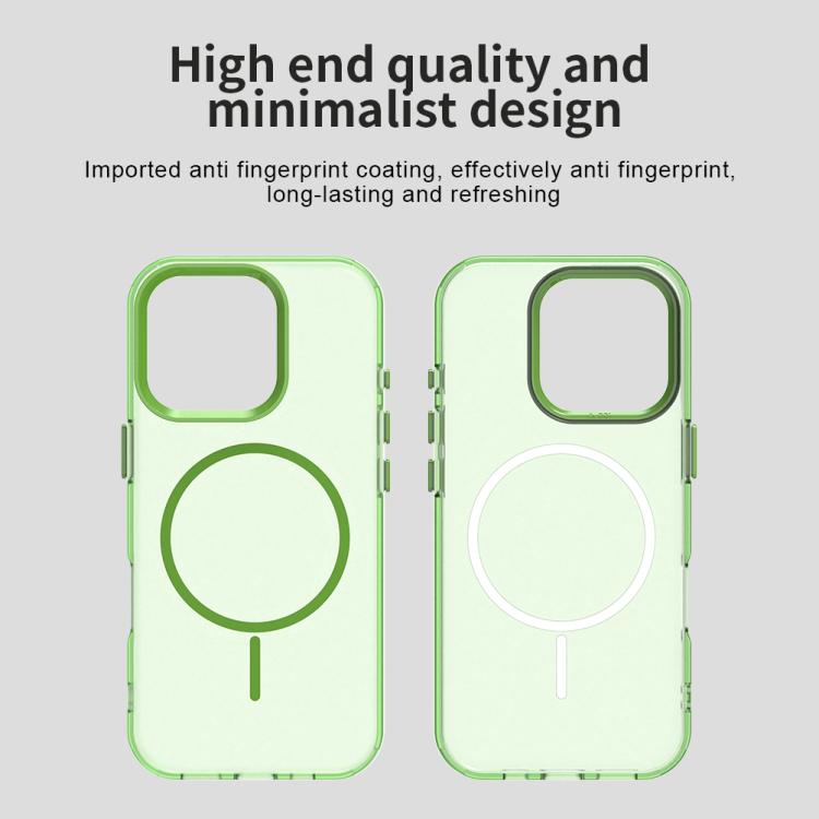 For iPhone 16 Pro Max Candy Fine Circle Magsafe PC Hybrid TPU Phone Case