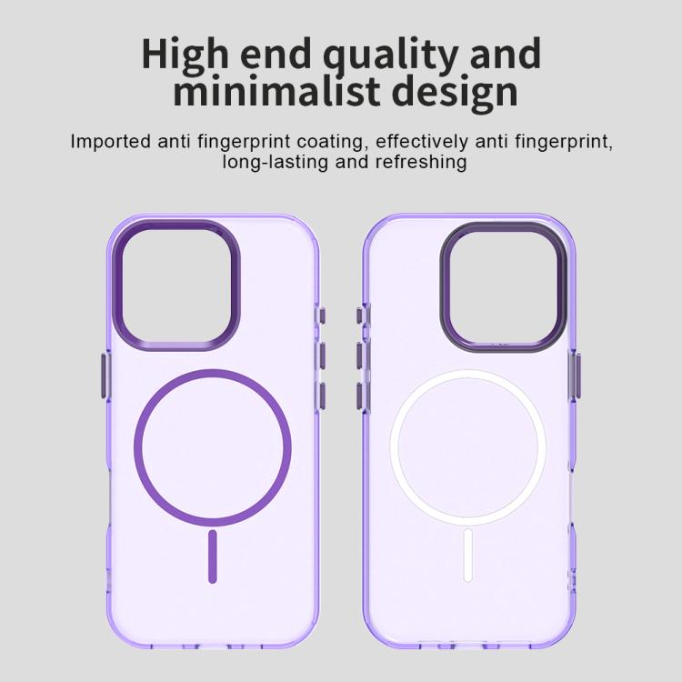 For iPhone 16 Pro Max Candy Fine Circle Magsafe PC Hybrid TPU Phone Case