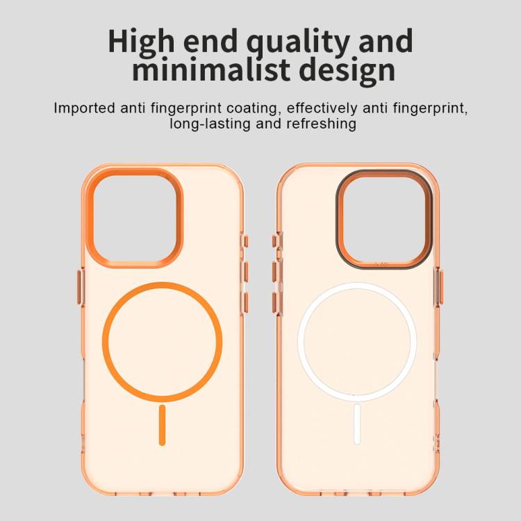 For iPhone 16 Pro Candy Fine Circle Magsafe PC Hybrid TPU Phone Case