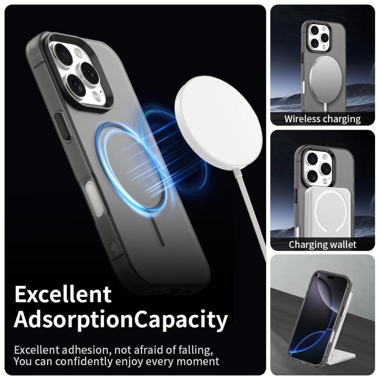 For iPhone 16 Pro Candy Fine Circle Magsafe PC Hybrid TPU Phone Case