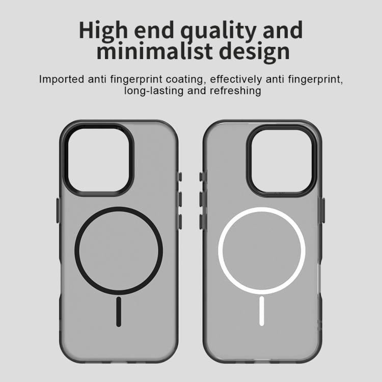 For iPhone 16 Pro Candy Fine Circle Magsafe PC Hybrid TPU Phone Case