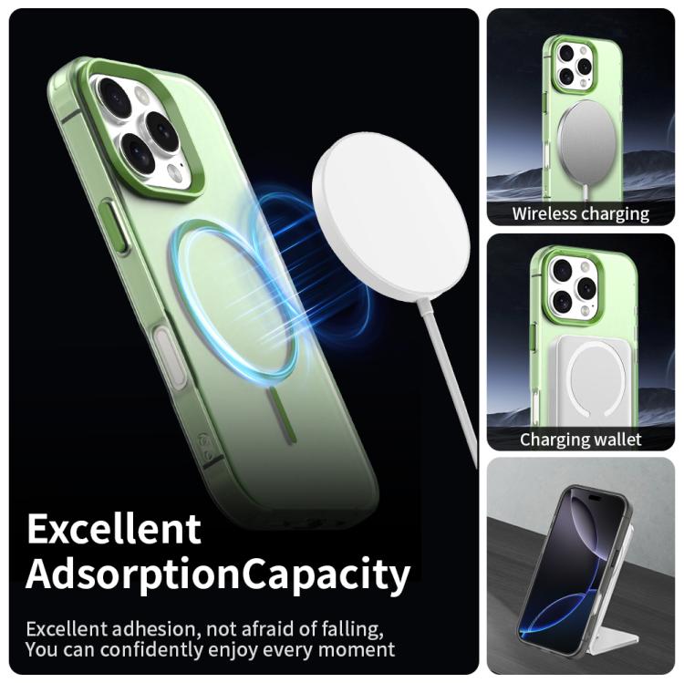 For iPhone 16 Pro Candy Fine Circle Magsafe PC Hybrid TPU Phone Case