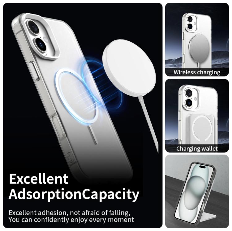 For iPhone 16 Plus Candy Fine Circle Magsafe PC Hybrid TPU Phone Case