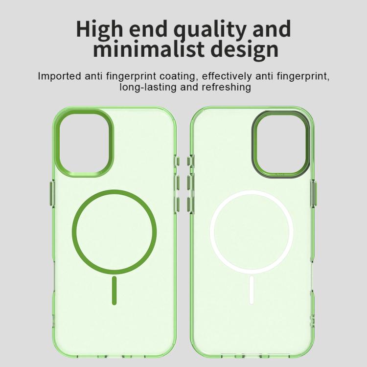 For iPhone 16 Plus Candy Fine Circle Magsafe PC Hybrid TPU Phone Case