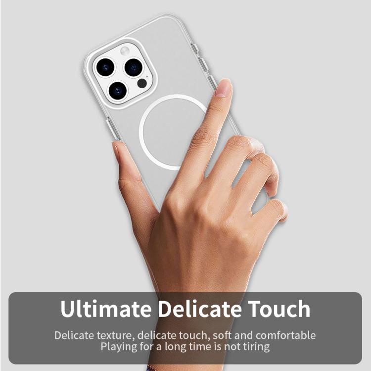 For iPhone 15 Pro Max Candy Fine Circle Magsafe PC Hybrid TPU Phone Case