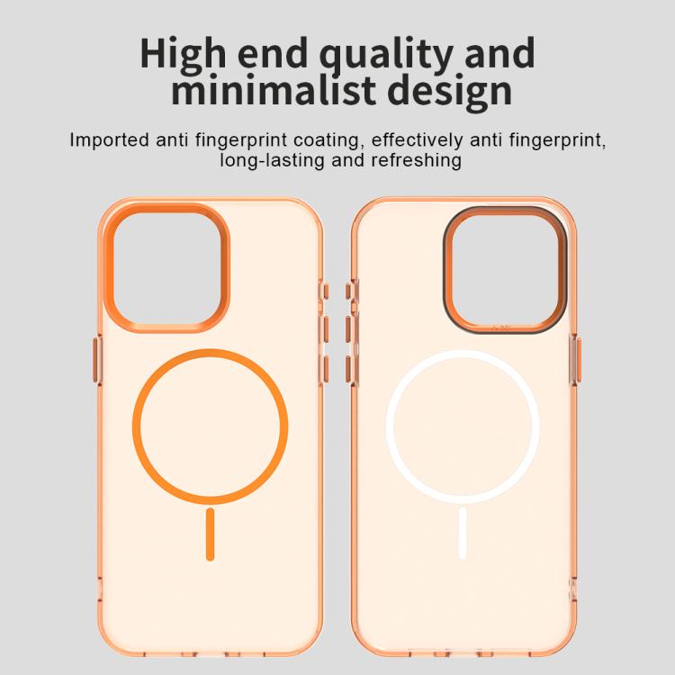 For iPhone 15 Pro Max Candy Fine Circle Magsafe PC Hybrid TPU Phone Case