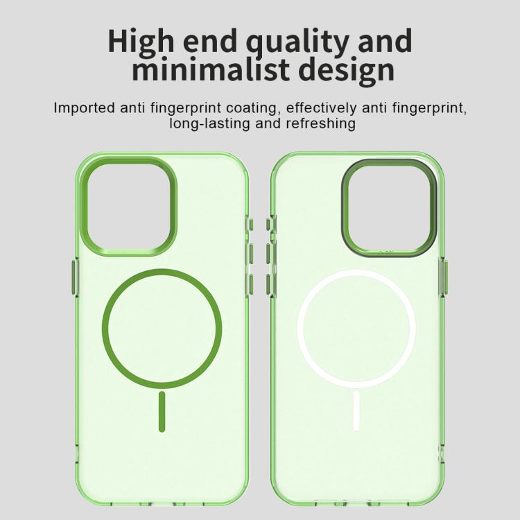 For iPhone 15 Pro Max Candy Fine Circle Magsafe PC Hybrid TPU Phone Case