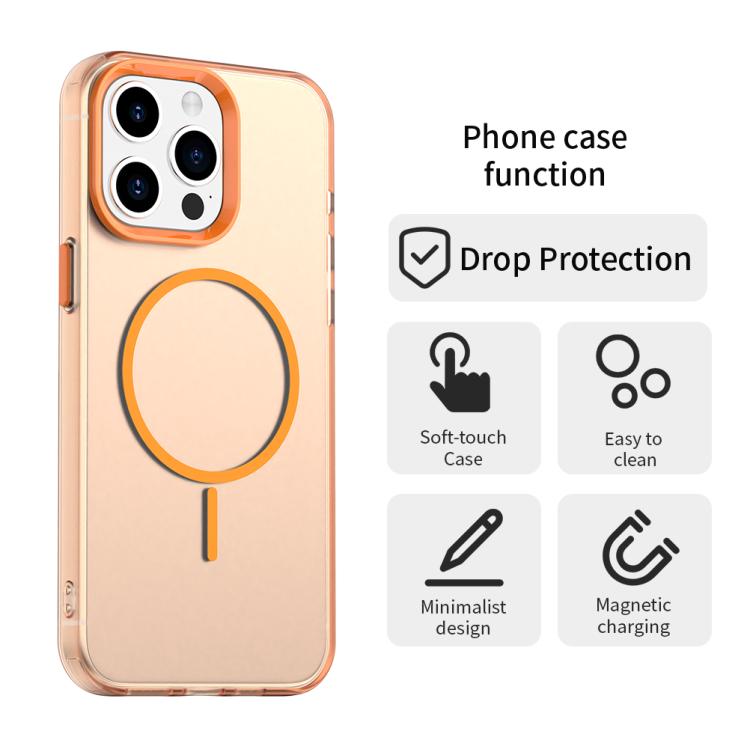 For iPhone 15 Pro Candy Fine Circle Magsafe PC Hybrid TPU Phone Case