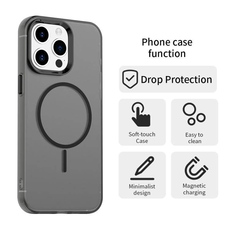 For iPhone 15 Pro Candy Fine Circle Magsafe PC Hybrid TPU Phone Case