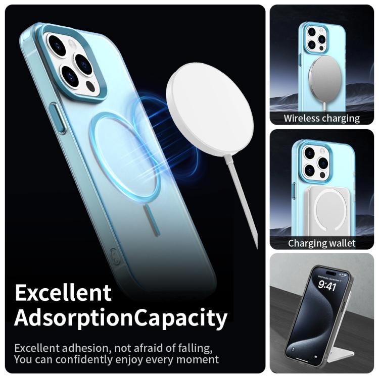 For iPhone 15 Pro Candy Fine Circle Magsafe PC Hybrid TPU Phone Case