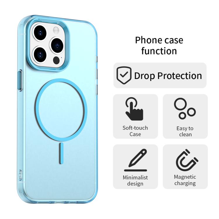 For iPhone 15 Pro Candy Fine Circle Magsafe PC Hybrid TPU Phone Case