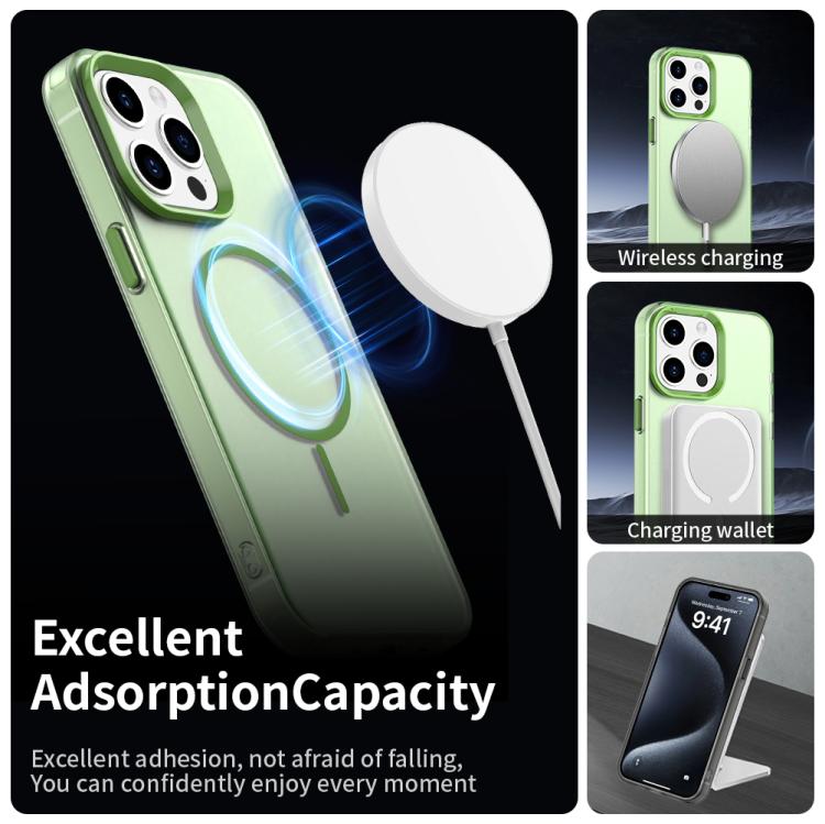 For iPhone 15 Pro Candy Fine Circle Magsafe PC Hybrid TPU Phone Case