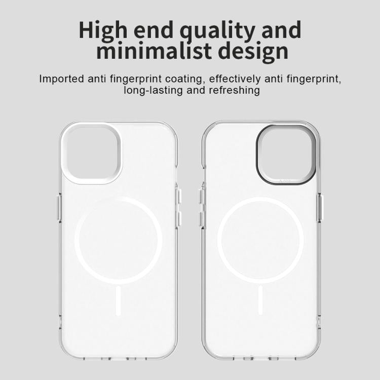 For iPhone 15 Candy Fine Circle Magsafe PC Hybrid TPU Phone Case