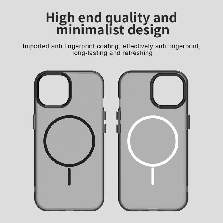 For iPhone 15 Candy Fine Circle Magsafe PC Hybrid TPU Phone Case