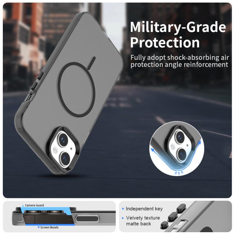 For iPhone 13 Candy Fine Circle Magsafe PC Hybrid TPU Phone Case