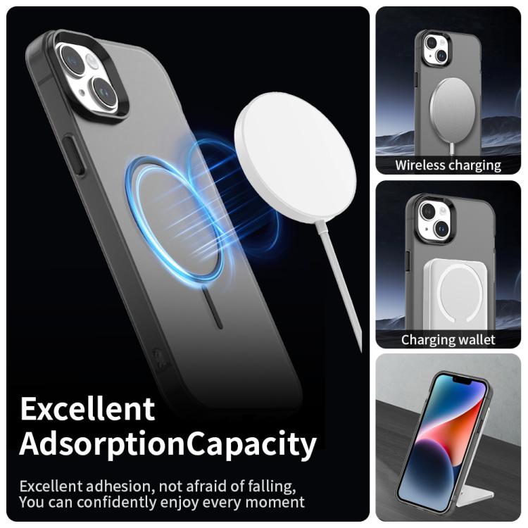 For iPhone 13 Candy Fine Circle Magsafe PC Hybrid TPU Phone Case