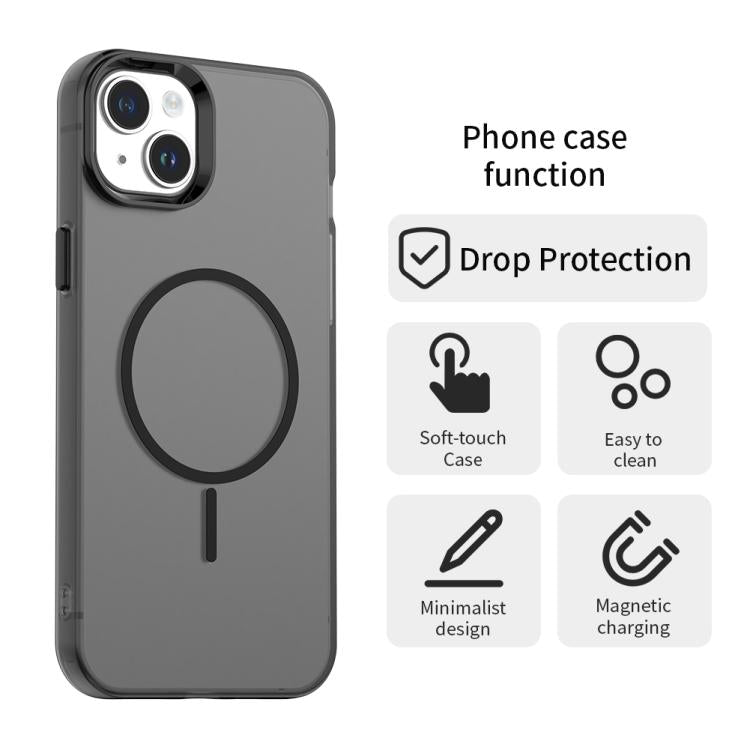 For iPhone 13 Candy Fine Circle Magsafe PC Hybrid TPU Phone Case