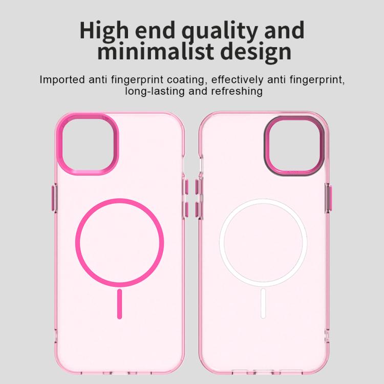 For iPhone 13 Candy Fine Circle Magsafe PC Hybrid TPU Phone Case
