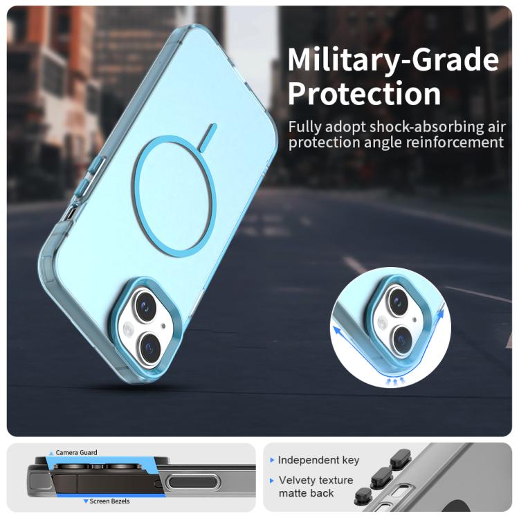 For iPhone 13 Candy Fine Circle Magsafe PC Hybrid TPU Phone Case