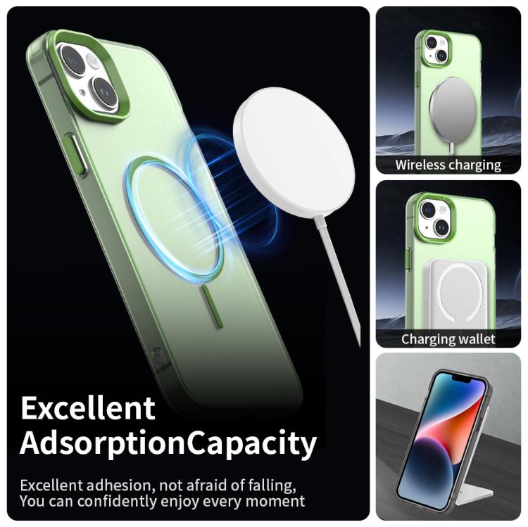 For iPhone 13 Candy Fine Circle Magsafe PC Hybrid TPU Phone Case