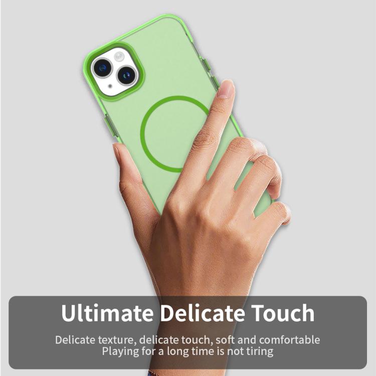 For iPhone 13 Candy Fine Circle Magsafe PC Hybrid TPU Phone Case