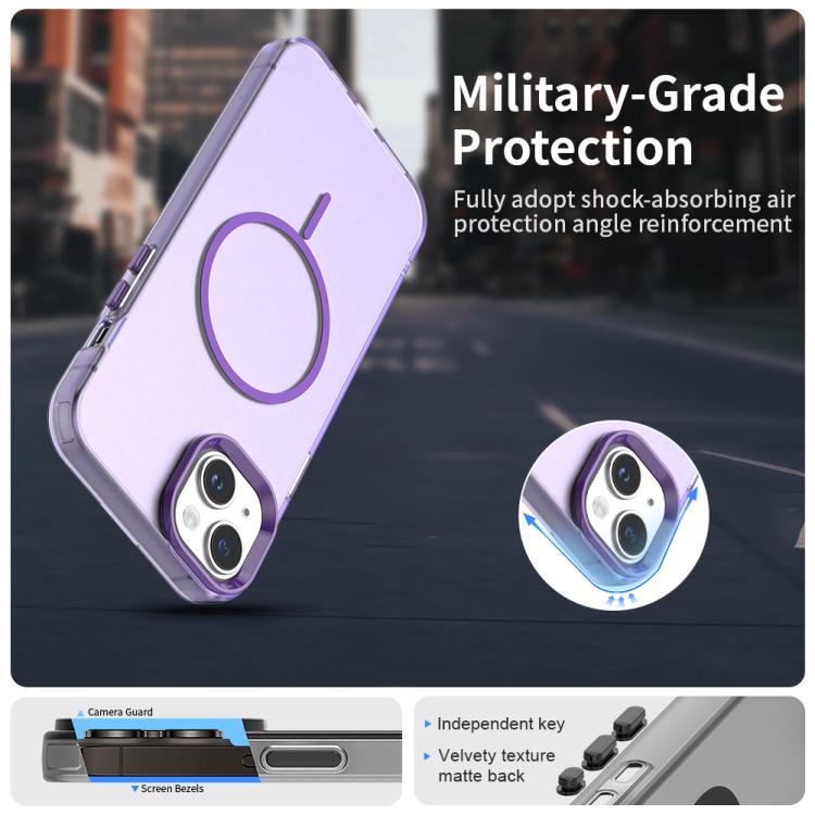 For iPhone 13 Candy Fine Circle Magsafe PC Hybrid TPU Phone Case