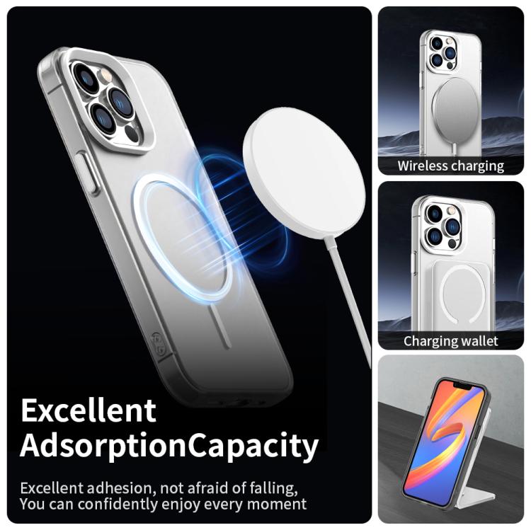 For iPhone 12 Pro Max Candy Fine Circle Magsafe PC Hybrid TPU Phone Case
