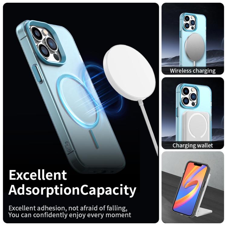 For iPhone 12 Pro Max Candy Fine Circle Magsafe PC Hybrid TPU Phone Case