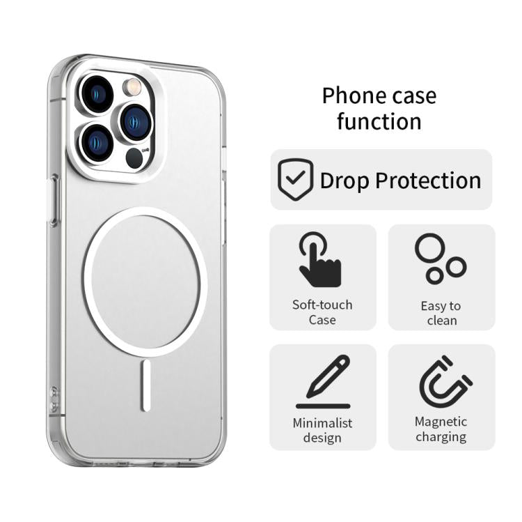 For iPhone 12 Pro Candy Fine Circle Magsafe PC Hybrid TPU Phone Case