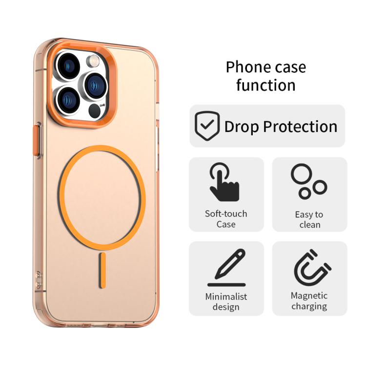 For iPhone 12 Pro Candy Fine Circle Magsafe PC Hybrid TPU Phone Case