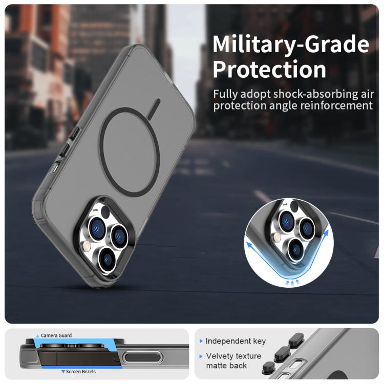 For iPhone 12 Pro Candy Fine Circle Magsafe PC Hybrid TPU Phone Case