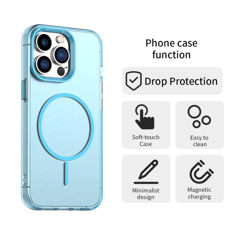 For iPhone 12 Pro Candy Fine Circle Magsafe PC Hybrid TPU Phone Case