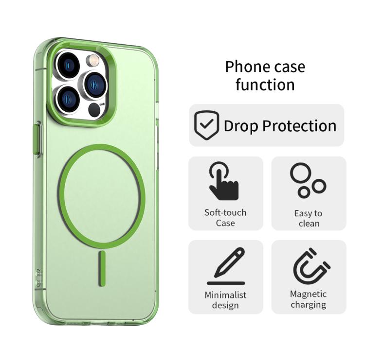 For iPhone 12 Pro Candy Fine Circle Magsafe PC Hybrid TPU Phone Case