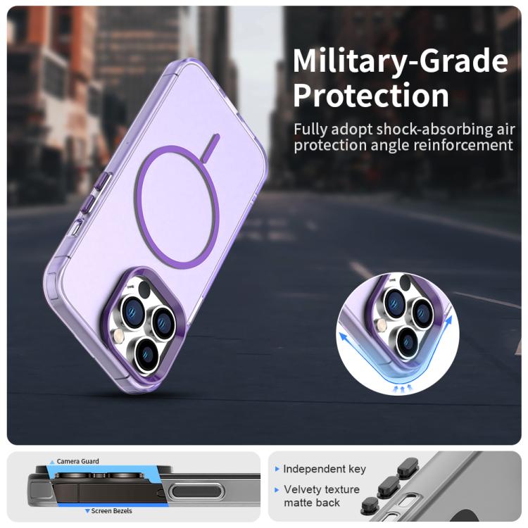 For iPhone 12 Pro Candy Fine Circle Magsafe PC Hybrid TPU Phone Case