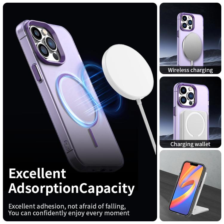 For iPhone 12 Pro Candy Fine Circle Magsafe PC Hybrid TPU Phone Case
