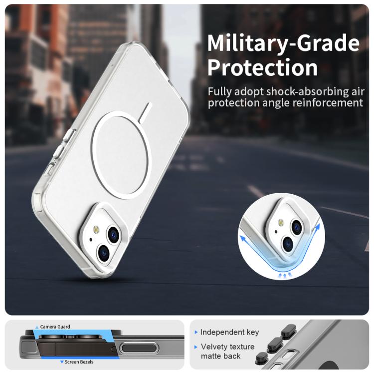 For iPhone 12 Candy Fine Circle Magsafe PC Hybrid TPU Phone Case