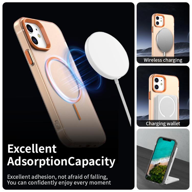For iPhone 12 Candy Fine Circle Magsafe PC Hybrid TPU Phone Case