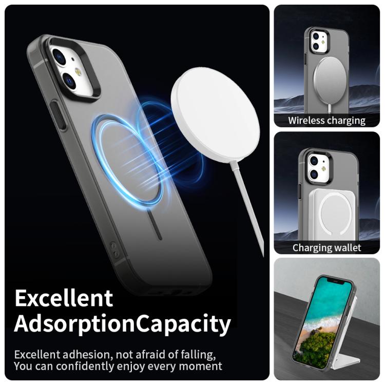For iPhone 12 Candy Fine Circle Magsafe PC Hybrid TPU Phone Case
