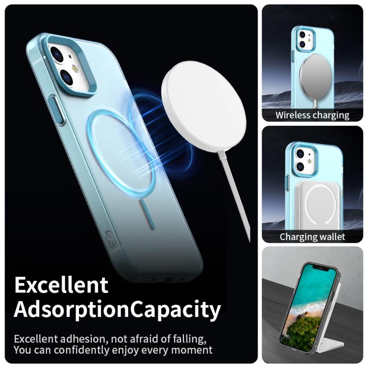 For iPhone 12 Candy Fine Circle Magsafe PC Hybrid TPU Phone Case
