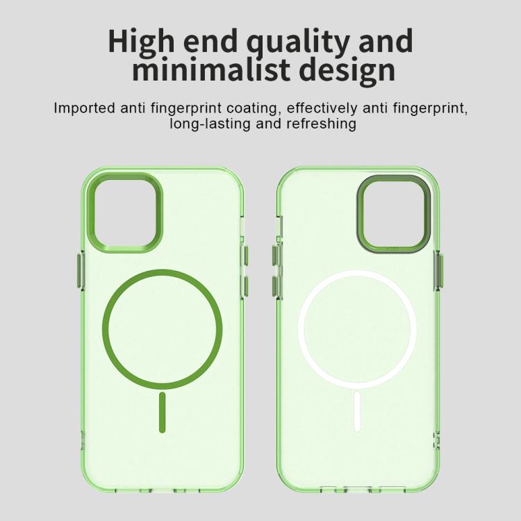 For iPhone 12 Candy Fine Circle Magsafe PC Hybrid TPU Phone Case