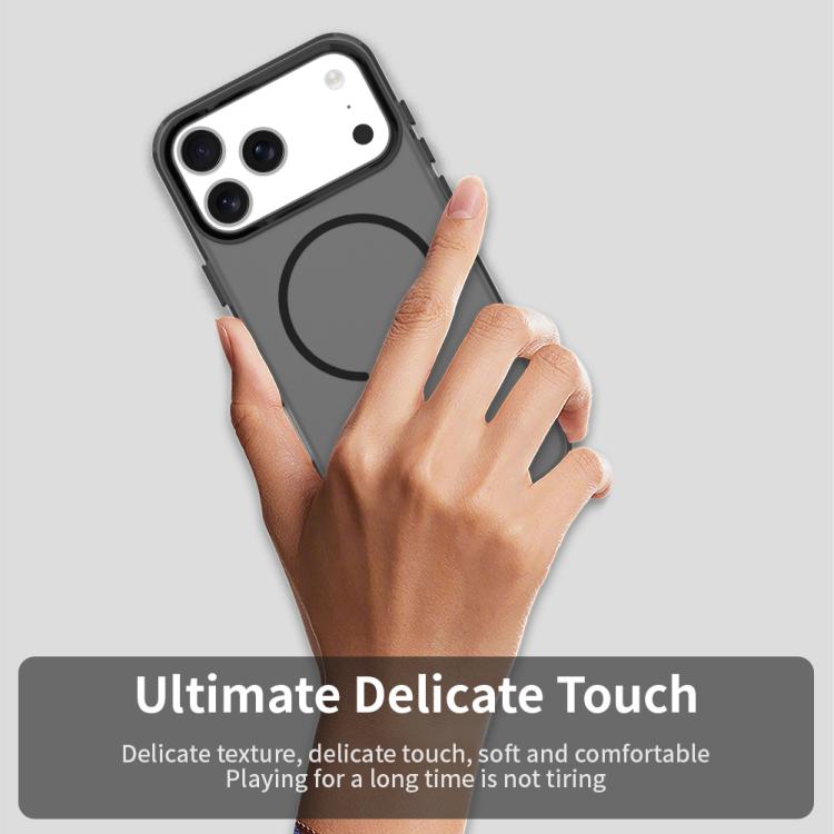 For iPhone 17 Pro Max C-type Candy Fine Circle Magsafe PC Hybrid TPU Phone Case