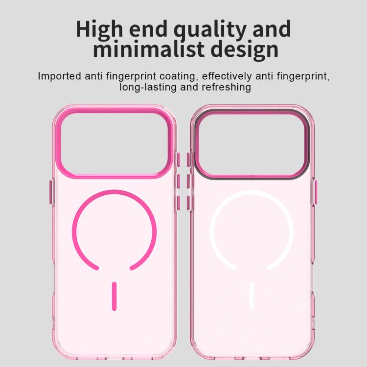 For iPhone 17 Pro Max C-type Candy Fine Circle Magsafe PC Hybrid TPU Phone Case