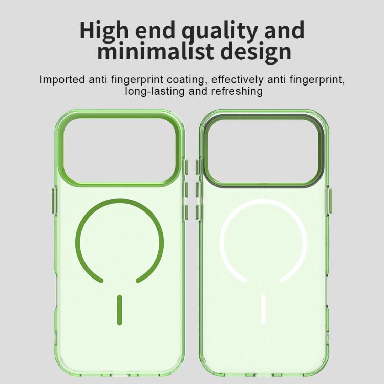 For iPhone 17 Pro Max C-type Candy Fine Circle Magsafe PC Hybrid TPU Phone Case